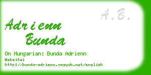 adrienn bunda business card